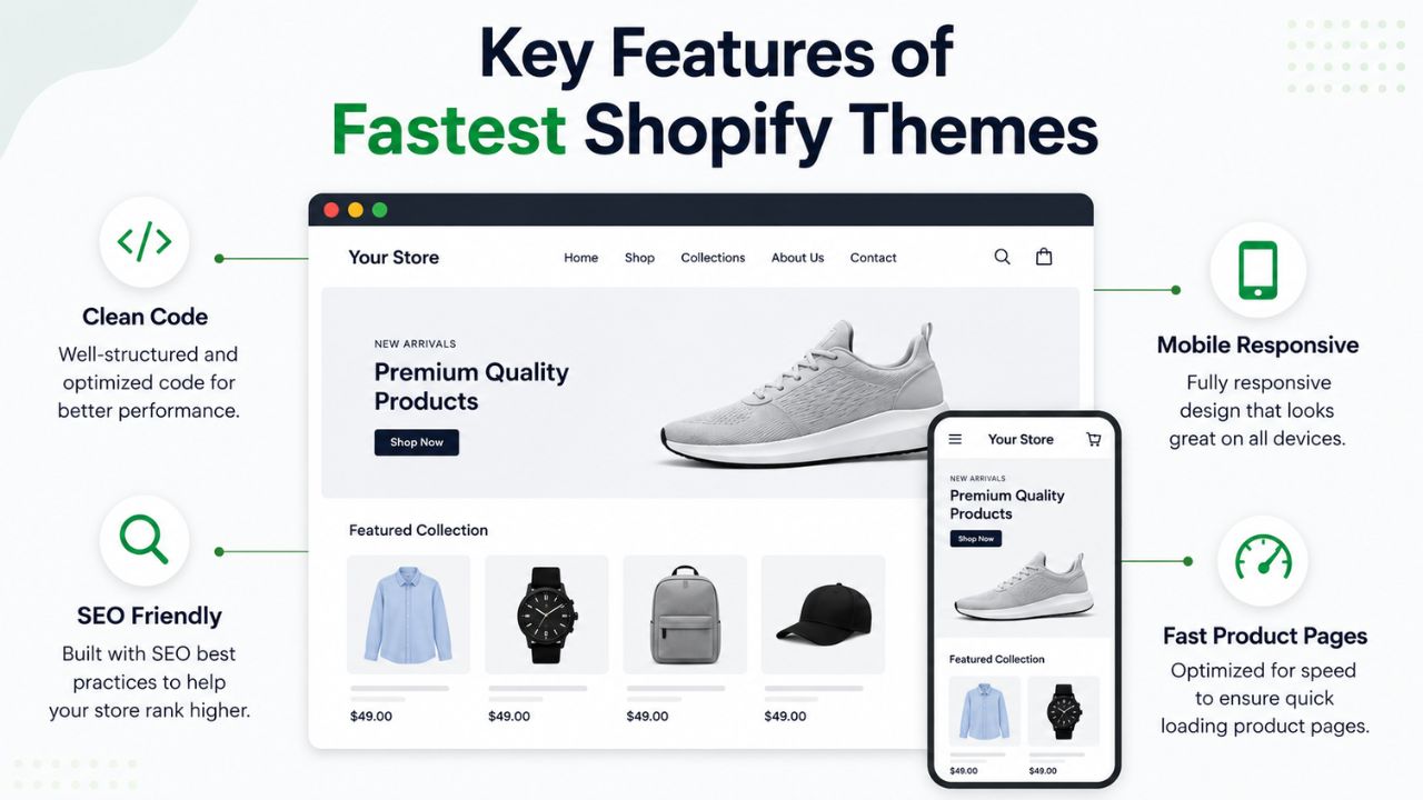 Features of Fastest Shopify Themes