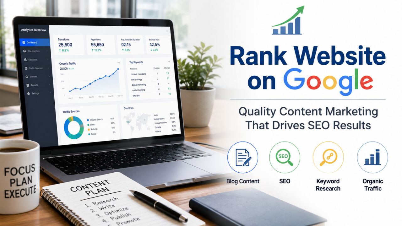 How to Rank Website on Google with Quality Content