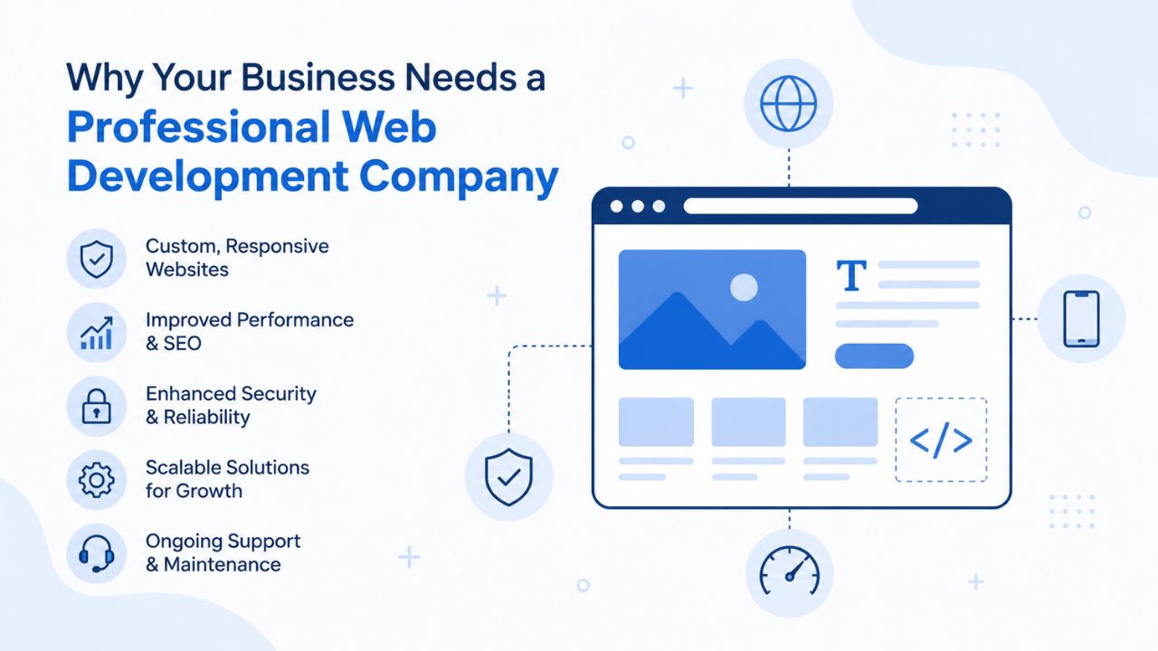 Professional Web Development Company designing responsive websites