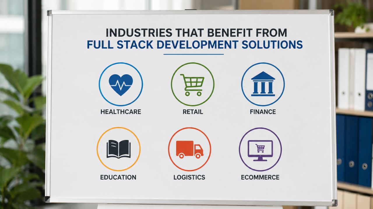 Industries using Full Stack Development Brampton solutions