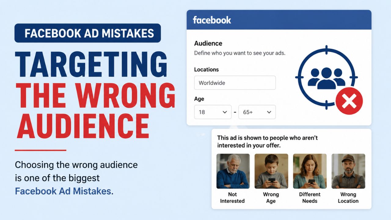 Facebook Ad Mistakes – Targeting the Wrong Audience