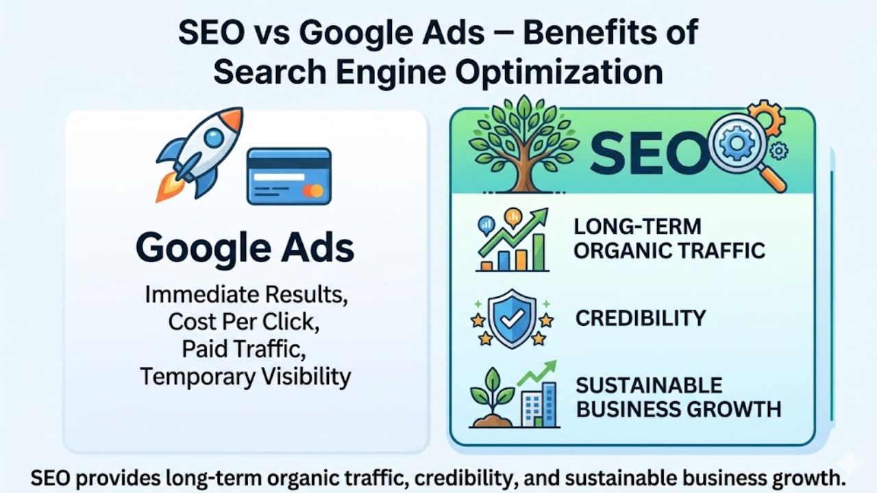SEO vs Google Ads – Benefits of Search Engine Optimization