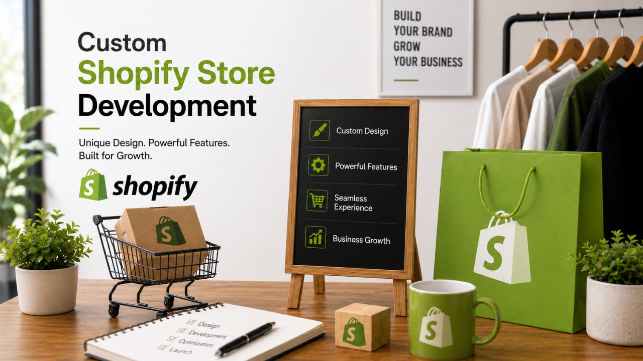 Professional Shopify Development creates a custom Shopify store with unique branding