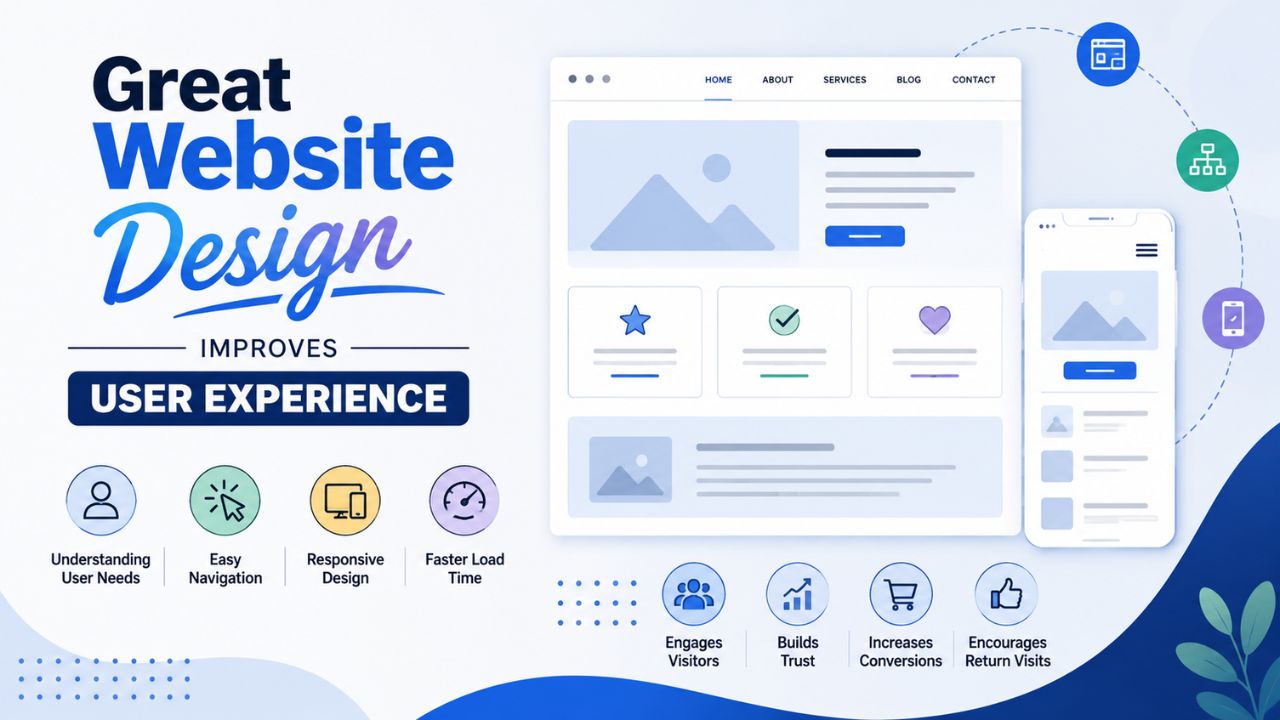 Great Website Design improves user experience