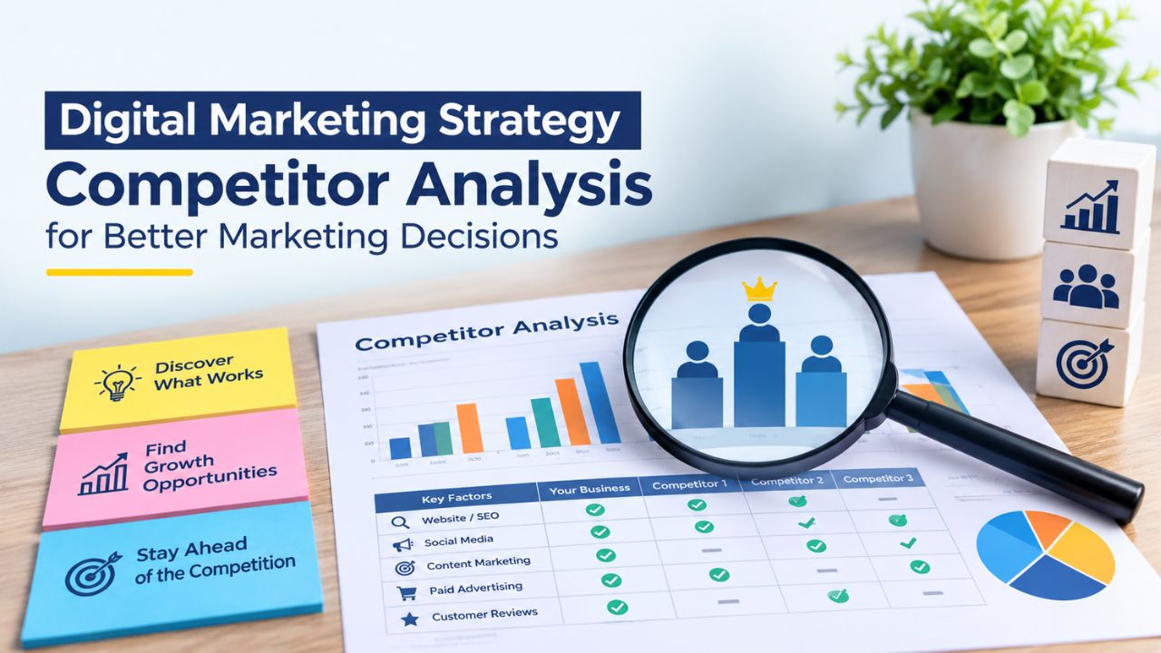 Digital Marketing Strategy competitor analysis for better marketing decisions