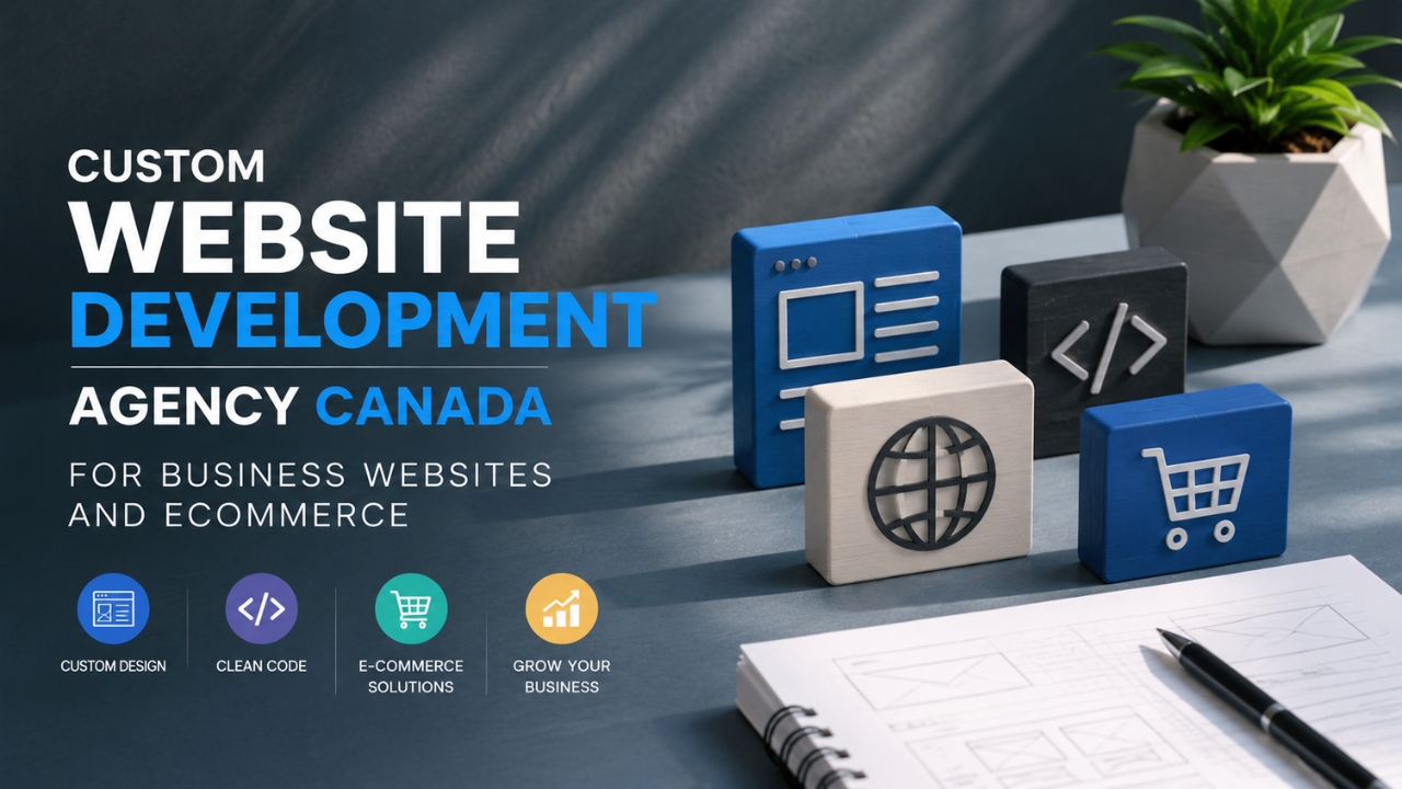 Custom Website Development Agency Canada for business websites and ecommerce