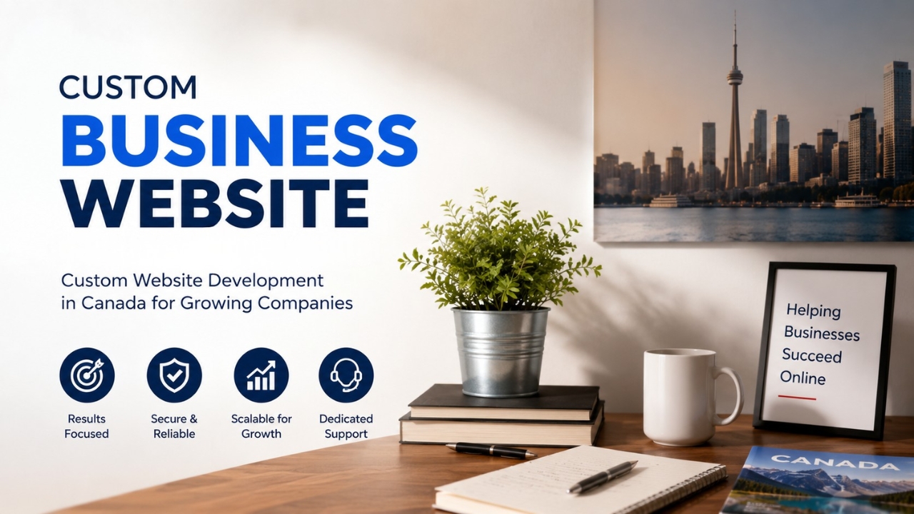 Custom Website Development in Canada for growing companies