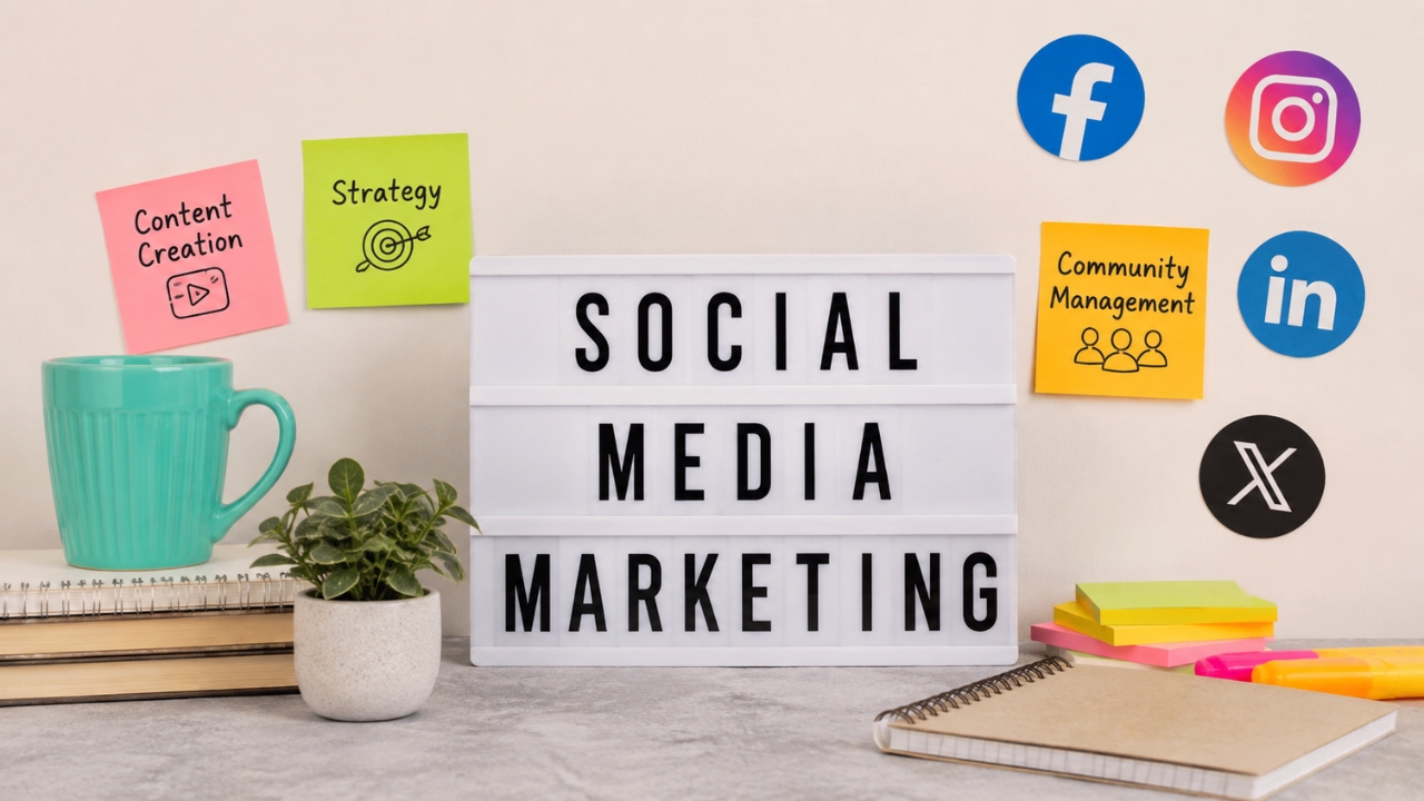 Social Media Marketing Canada services including content creation and social media management
