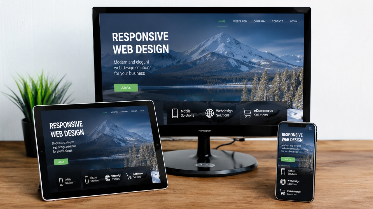 Web Design Brampton responsive website development for mobile and desktop users